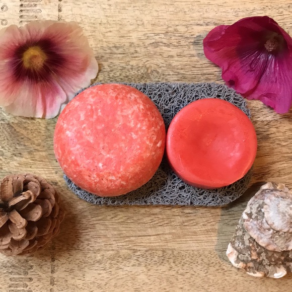 Hand Crafted Other - SWEET MANGO Shampoo Bar and Conditioner Bar Bundle Mountain Mom Soap Co